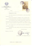Unauthorized Salvadoran citizenship certificate issued to Baruch Storch by George Mandel-Mantello, First Secretary of the Salvadoran Consulate in Switzerland and sent to him in Nisko.