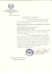 Unauthorized Salvadoran citizenship certificate made out to Henriette (nee Liubowsky) Burstein (b.