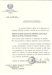 Unauthorized Salvadoran citizenship certificate issued to Rabbi Jisucher ber Rabinowicz and his daughter of Panevezys by George Mandel-Mantello, First Secretary of the Salvadoran Consulate in Switzerland.