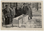 Survivors from Kozienice exhume and rebury victims killed by the Nazis.