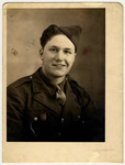 Harry's cousin, Albert, sits as a member of the Free French Army in 1945.