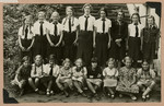 Group portrait of German school girls in Nazi Germany.