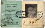 Driver's license issued to Kalman Haber, an Austrian Jew, who had been deported to Nyasaland as an enemy alien.