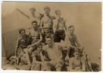 Group portrait of members of the Zionist youth movement, Hashomer Hatzair.