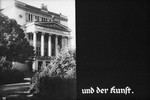 35th Nazi propaganda slide of a Hitler Youth educational presentation entitled "German Achievements in the East" (G 2)

und der kunst
//
and art