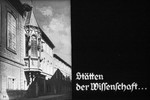 34th Nazi propaganda slide of a Hitler Youth educational presentation entitled "German Achievements in the East" (G 2)
Stätten der Wissenschaft...