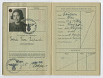 Identification papers issued to Fransi Sara Linhard stating she was born in Vienna.