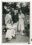 Family portrait of three generations of Weissblum women.