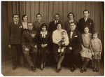 Prewar family photograph of the Roiter family.  

Philip Roiter is standing third from the left.