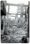 View of a  bombed out section of Warsaw.