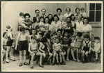 Group portrait of the young children in one of the schools organized by Fela Perelman [probably Nos Petits].