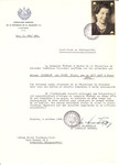 Unauthorized Salvadoran citizenship certificate issued to Hilda (First) Ternbach (b.