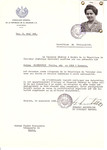 Unauthorized Salvadoran citizenship certificate issued to Fanika Eisenstein (b.1909 in Kosmach) by George Mandel-Mantello, First Secretary of the Salvadoran Consulate in Switzerland.