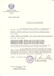 Unauthorized Salvadoran citizenship certificate issued to Heinrich Simger (b.