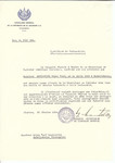 Unauthorized Salvadoran citizenship certificate issued to Mejer Wolf Mendlovits (b.