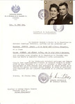 Unauthorized Salvadoran citizenship certificate issued to Laszlo Schweid (b.
