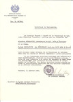 Unauthorized Salvadoran citizenship certificate issued to Abraham Mendlovits (b.