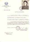 Unauthorized Salvadoran citizenship certificate issued to Anna Sarah Ungar (b.