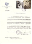 Unauthorized Salvadoran citizenship certificate issued to Leopold Spangenthal (b.