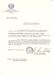 Unauthorized Salvadoran citizenship certificate issued to Marta Schlesinger  (b.