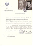 Unauthorized Salvadoran citizenship certificate issued to David Grunberg (b.
