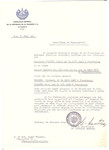 Unauthorized Salvadoran citizenship certificate issued to Josef Fischer (b.