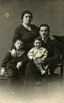 Studio portrait of the Shapiro family in prewar Vilna.