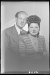 Studio portrait of Zoltan Schvartz and his wife.