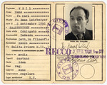 Identification paper issued to Dr. Hans Weil, A German Jewish educator who immigrated to Italy.