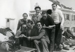 Jewish displaced persons recover in a sanatorium in Davos after the war.