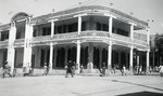 Exterior view of the Maison Pantal, the business belonging to Walter Meinberg and his brothers in Haiti.