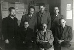 Group portrait of Neolog Rabbis who came to Switzerland on the Kasztner transport to help other Jews to escape.