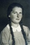 Portrait of Bronka Klibanski, a resister in the Bialystok ghetto.