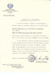 Unauthorized Salvadoran citizenship certificate issued to Josef Adler (b.