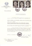 Unauthorized Salvadoran citizenship certificate issued to Delene (nee Ehrenfeld) Zollmann (b.
