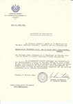 Unauthorized Salvadoran citizenship certificate issued to Lotti Fingerhut (b.