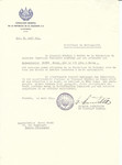 Unauthorized Salvadoran citizenship certificate issued to Hansi Bondi (b.