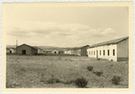 Postwar photograph of the barracks in the Rivesaltes internment camp.