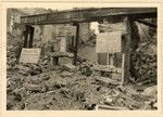 View of a bombed out street in Munich.

The photograph was taken by a colleague of Maria Seidenberger and developed by her in the photo lab where she worked.