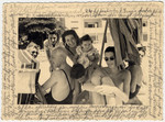 Photograph representing family members of Helene Reik and their friends gathered together in March 1941 in Brazil.