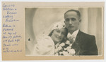 Wedding portrait of Poldzia and Dezio (cousins of the donor).