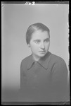 Studio portrait of Belane [wife of Bela] Vigdorovits.