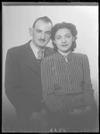 Studio portrait of Samu Weisz and [either his wife or fiancee].