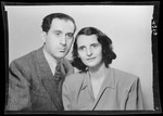 Studio portrait of Miklos Vertes and his wife.