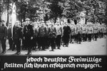 18th Nazi propaganda slide from Hitler Youth educational material titled "Border Land Upper Silesia."

jedoch deutsche Freiwillige  stellten sich ihnen erfolgreich entgegen.