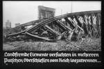 17th Nazi propaganda slide from Hitler Youth educational material titled "Border Land Upper Silesia."
Landfremde Elemente versuchten in mehreren Putschen Oberschlesien vom Reich lostrennen...