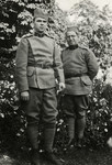 Moise Cassorla (father of the donor, on right) and another soldier pose in army uniforms.