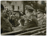 Gen. Eisenhower pays an official visit to The Netherlands after liberation.