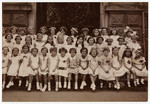 German and Jewish girls in a 2nd grade class of the Rueckerschule in Coburg, Germnay.
