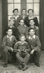 Group portrait of boys in the Ambloy children's home.